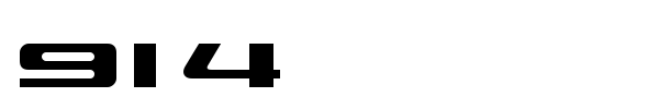 914 font