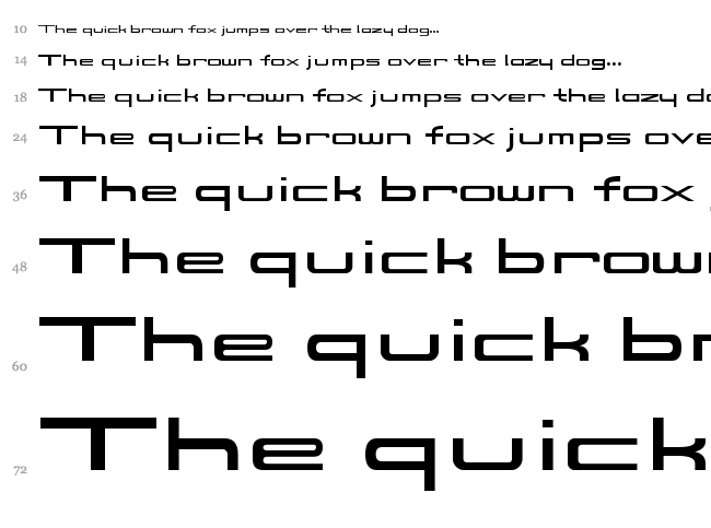 914 font waterfall