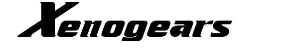 Xenogears font