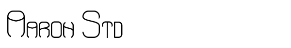 Aaron Std font