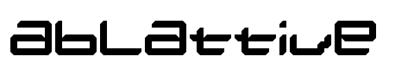 Ablattive font