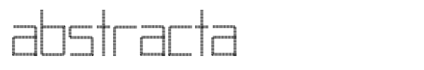 Abstracta font