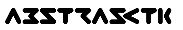 Abstrasctik font