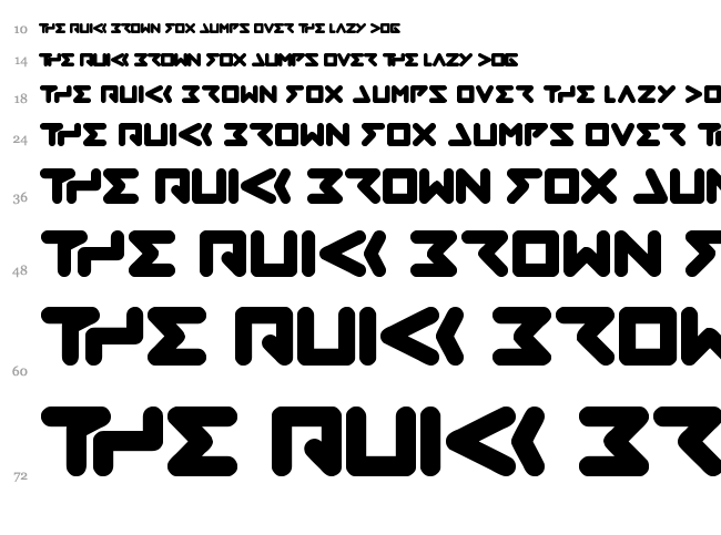 Abstrasctik font waterfall