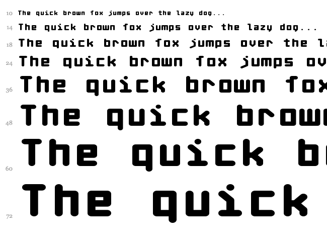 Add Electric City font waterfall
