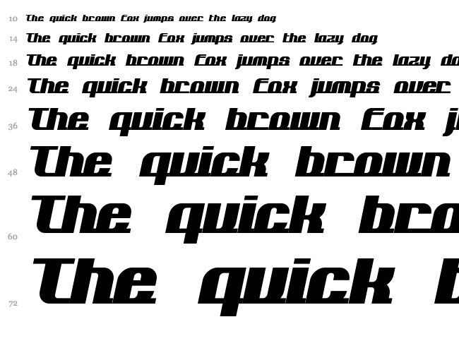 Add Loops font waterfall