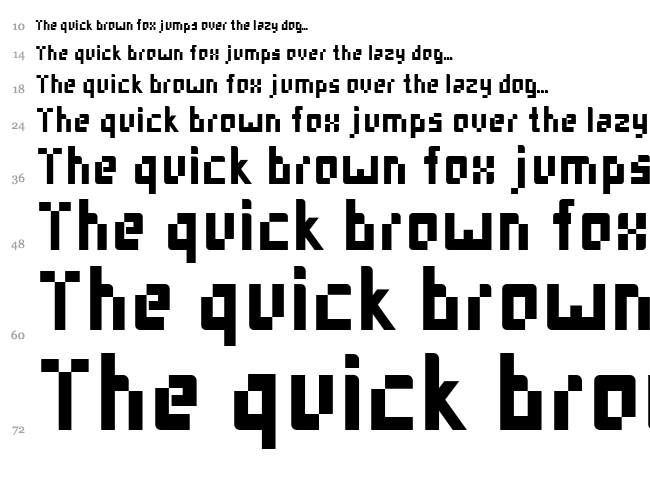 Admtas font waterfall