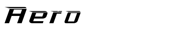 Aero font