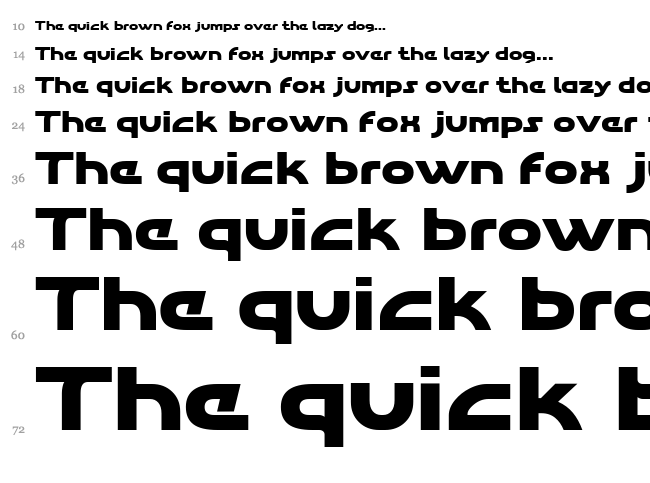 Aghara Pro font waterfall