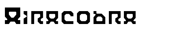 Airacobra font preview