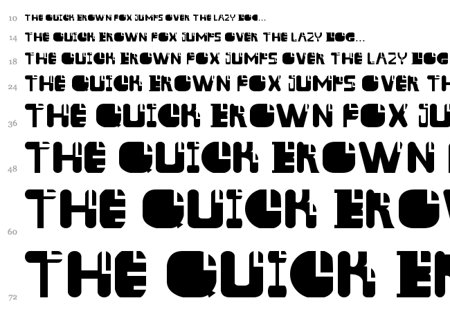 Aissur font waterfall