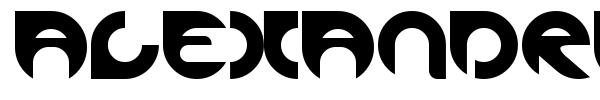 Alexandra font