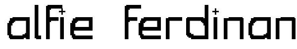 Alfie Ferdinand font