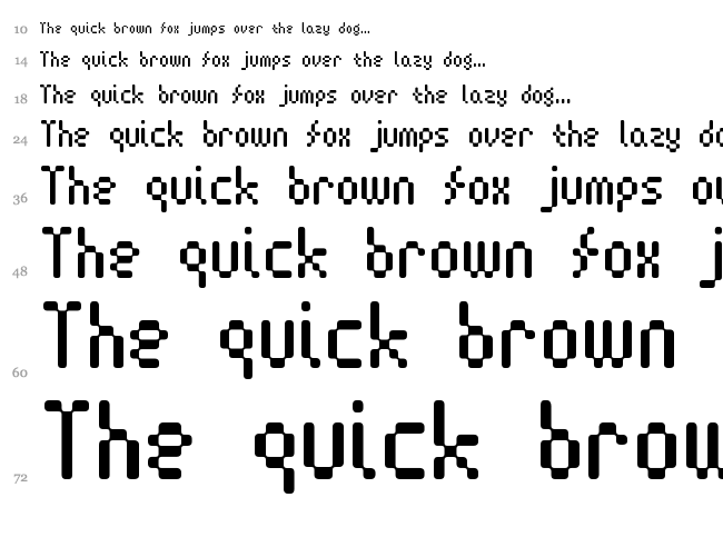 Amoebic font waterfall