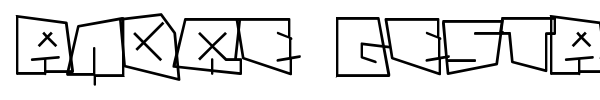 Andre Gestauchtbold font