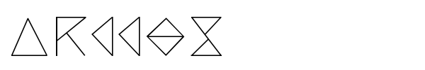 Arccos font