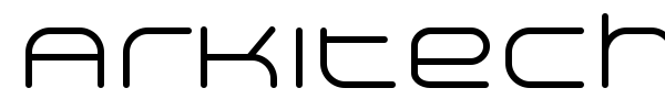 Arkitech font