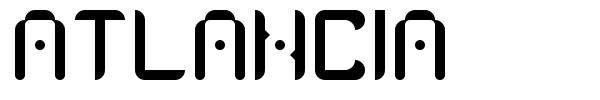 Atlancia font