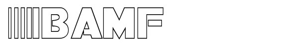 Bamf font