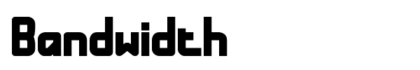 Bandwidth font preview