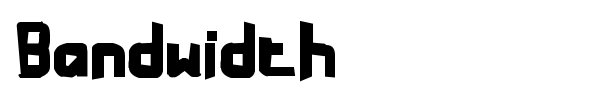 Bandwidth font preview