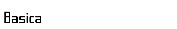 Basica font