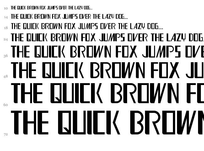 BD Equipment font waterfall