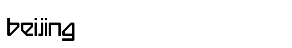 Beijing font