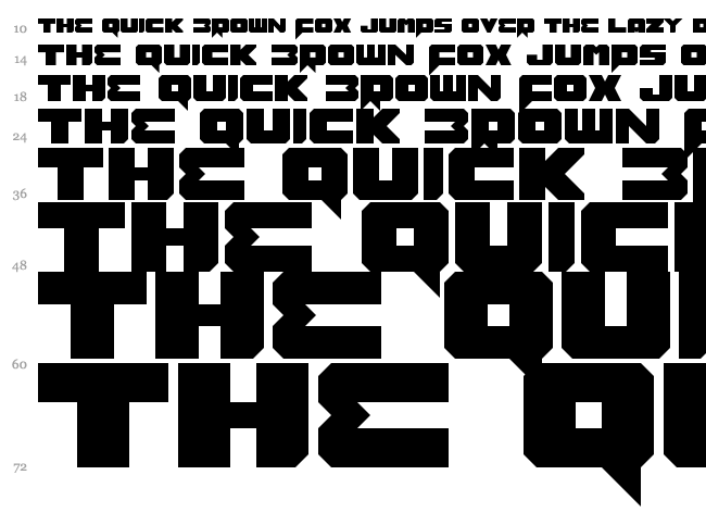 Benny Benassi Font Remake font waterfall