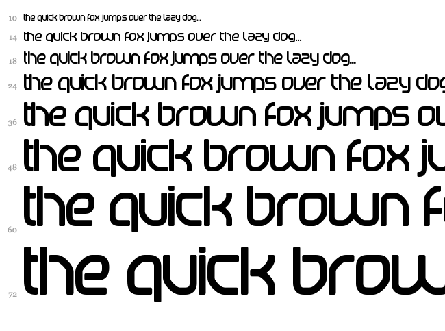 Betaport font waterfall