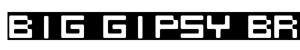 Big Gipsy Bro font