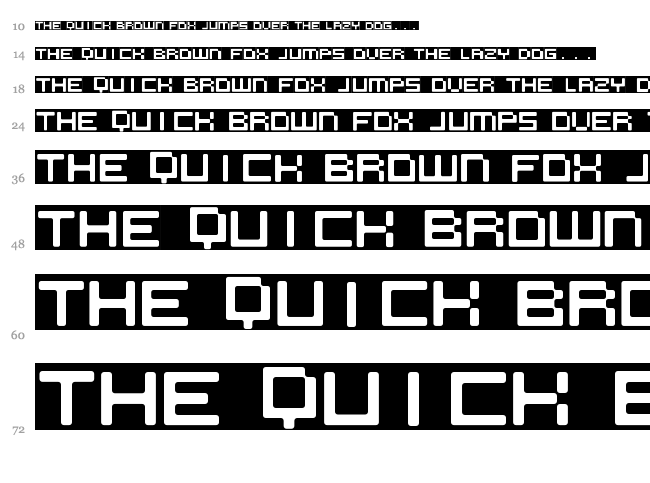 Big Gipsy Bro font waterfall