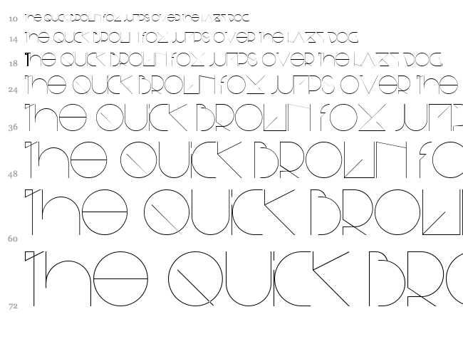 Bisurk font waterfall