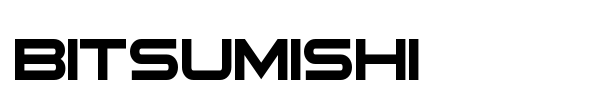 Bitsumishi font