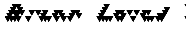 Bizar Loved Triangles font