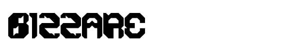 Bizzare font