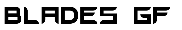Blades GF Free font