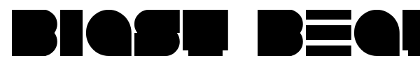 Blast Beat font