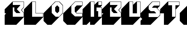 Blockbuster font
