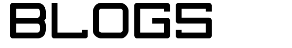 Blogs font