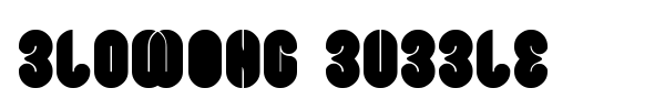 Blowing Bubble font