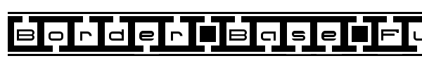Border Base Future font