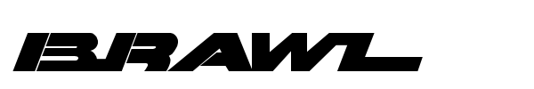 Brawl font