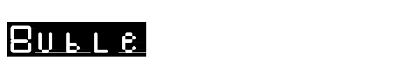 Buble font