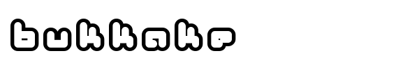 Bukkake font