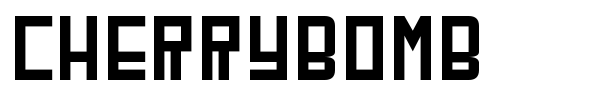 CherryBomb font