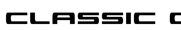Classic Cobra font preview