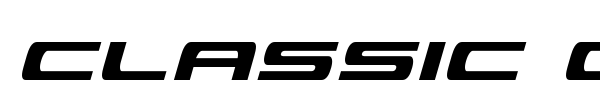 Classic Cobra font preview