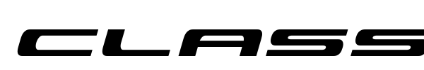 Classic Cobra font preview