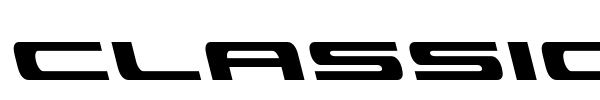 Classic Cobra font preview